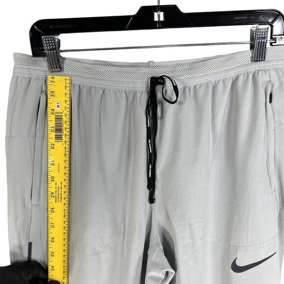 Nike Men L Dri-Fit Swift Slim Fit Reflective Jogger Pants Gray Gorpcore Athletic - Picture 15 of 16